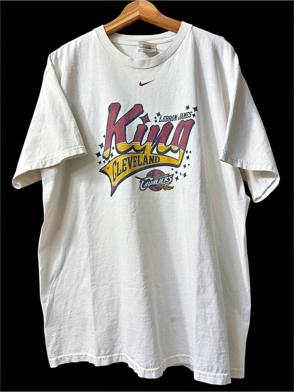 Vintage Y2K Nike LeBron James King Cleveland Cavaliers Graphic Tee Men’s Large